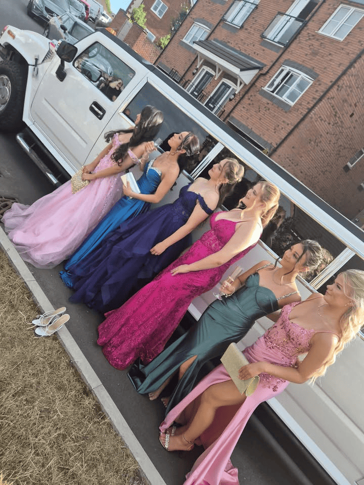 Group with Range Rover